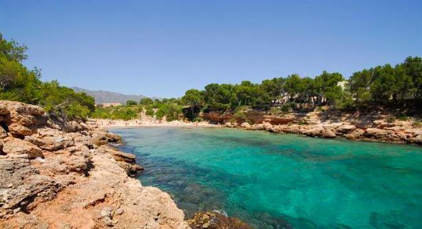 Apt. Con Piscina Interior En La Playa Alguer L'Ametlla de Mar Ngoại thất bức ảnh